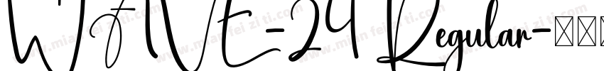 WAVE-24 Regular字体转换